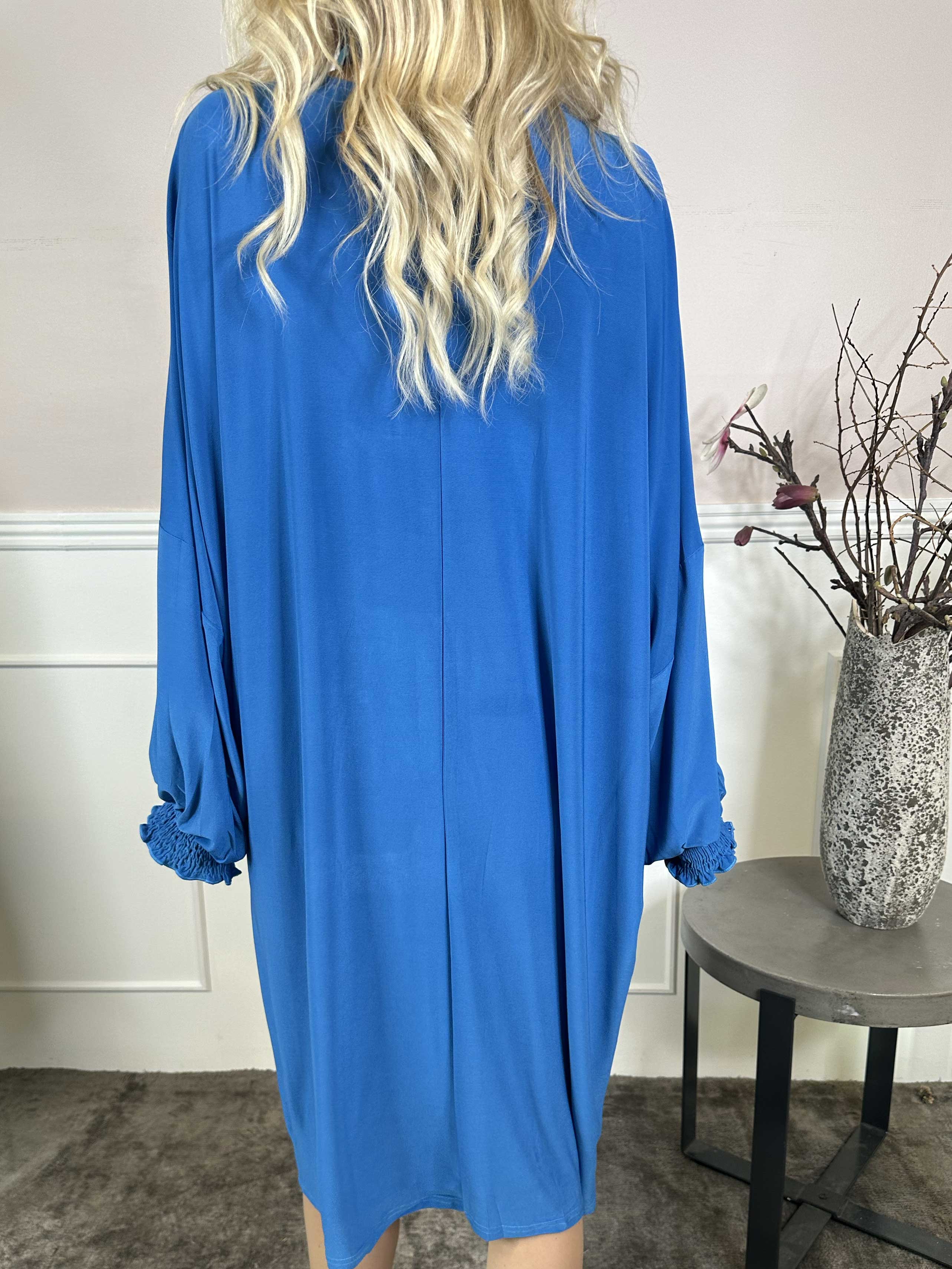 Azmina Plain L/S - Elastisk tunikakjole i loose fit